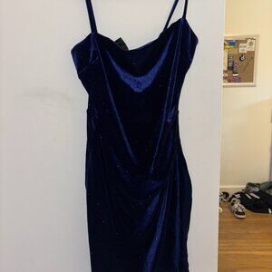 Windsor Royal Blue Sparkly Mini Dress. New with tags.